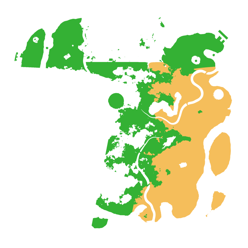 Biome Rust Map: Procedural Map, Size: 4250, Seed: 8825