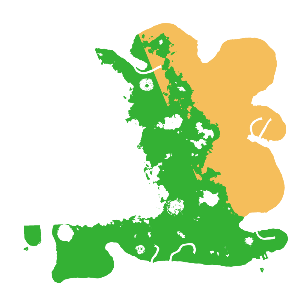 Biome Rust Map: Procedural Map, Size: 3500, Seed: 2110658910