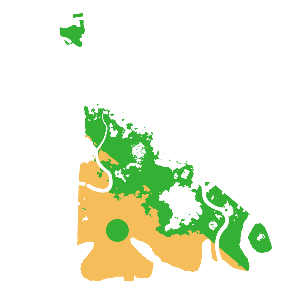 Biome Rust Map: Procedural Map, Size: 3500, Seed: 607406595