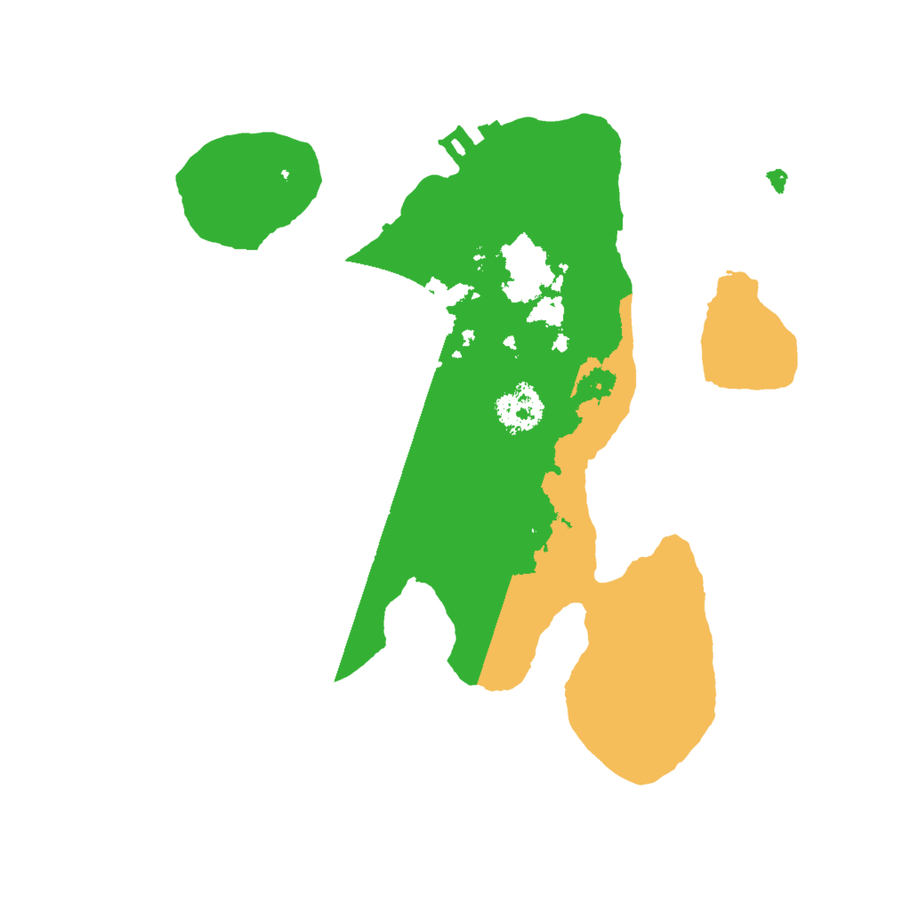 Biome Rust Map: Procedural Map, Size: 2000, Seed: 1213