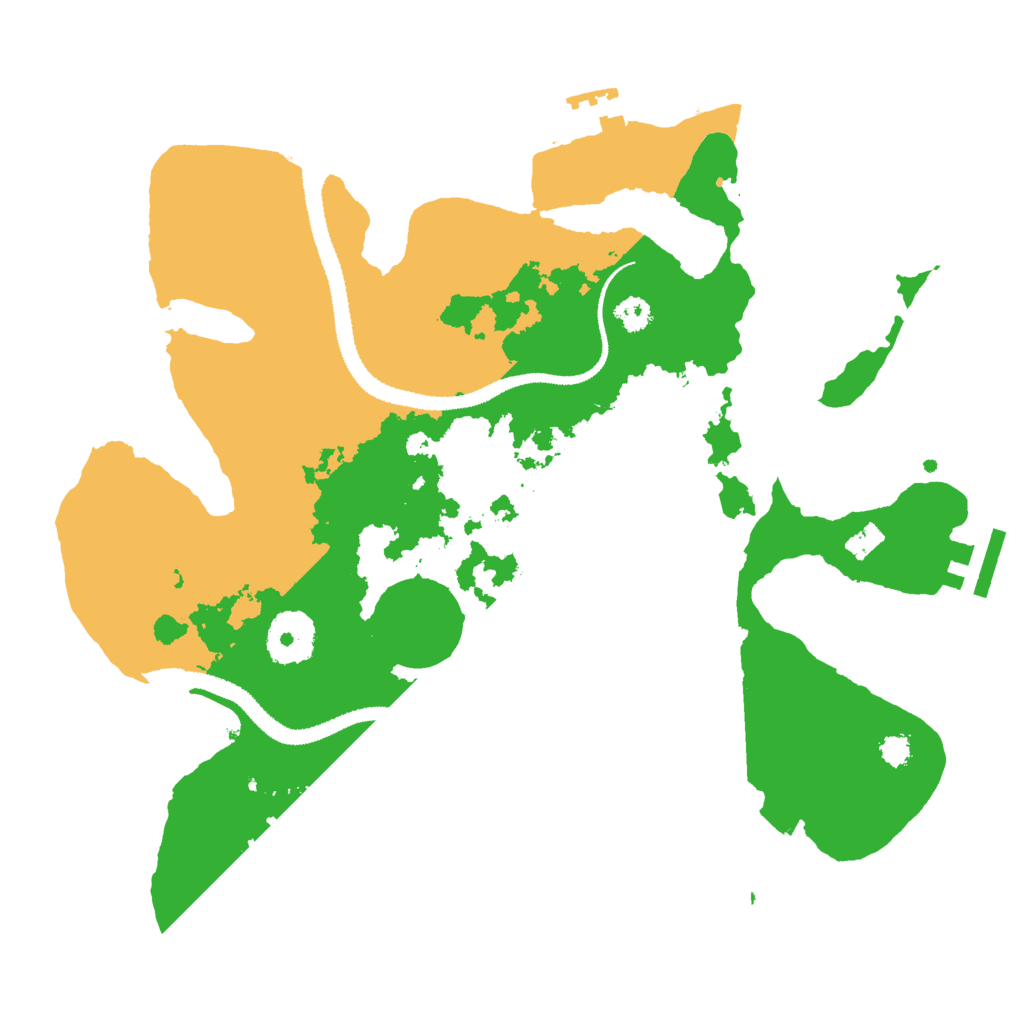 Biome Rust Map: Procedural Map, Size: 3000, Seed: 2126333517