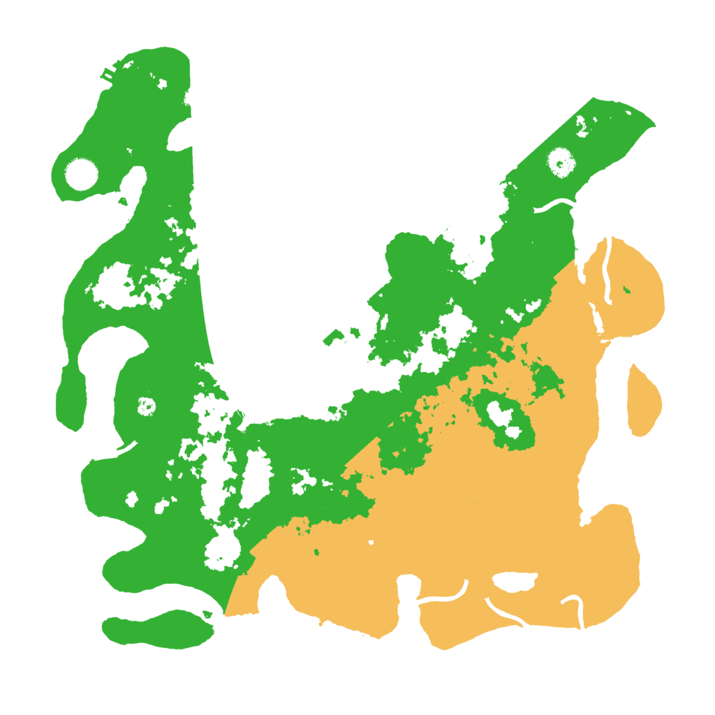 Biome Rust Map: Procedural Map, Size: 3900, Seed: 17440512