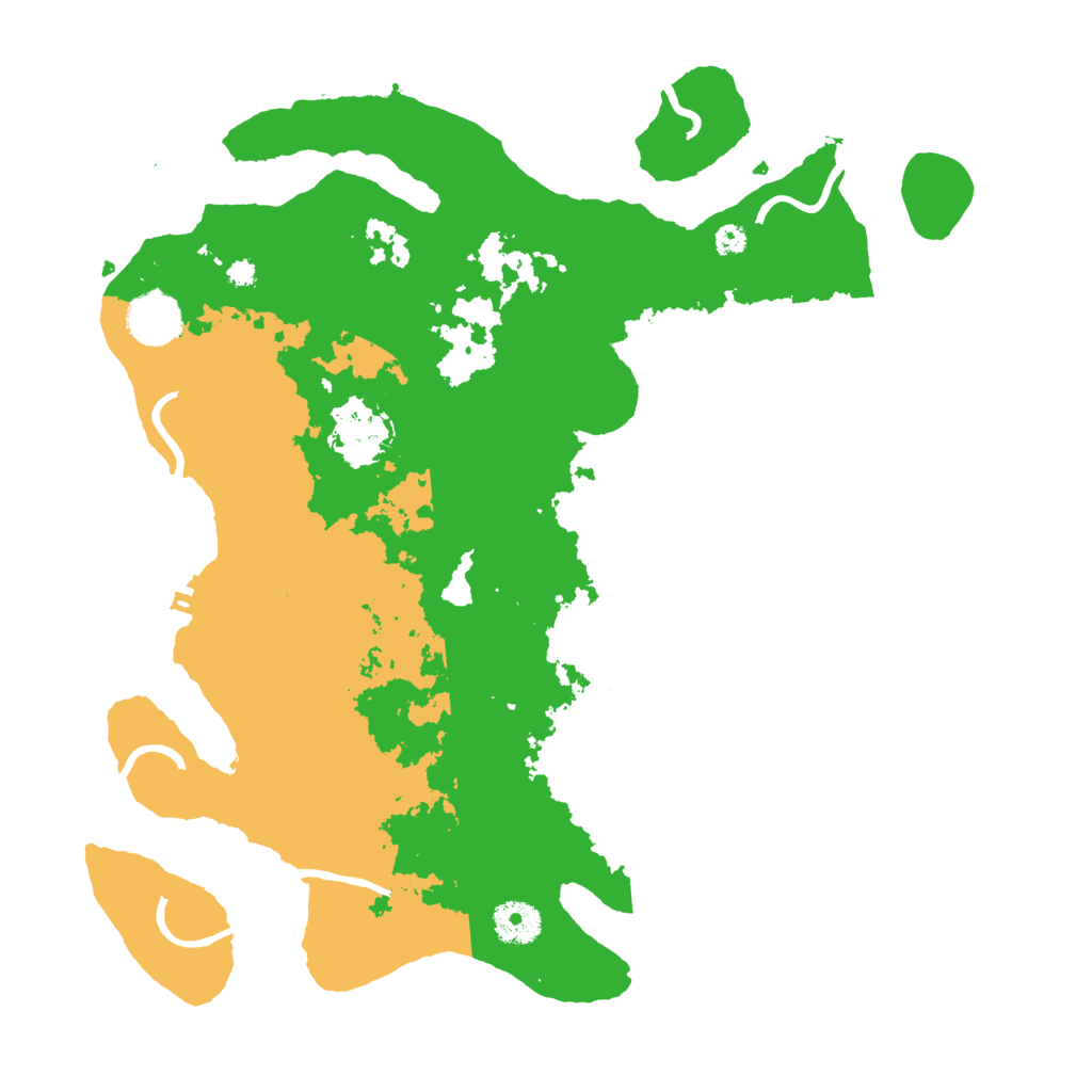 Biome Rust Map: Procedural Map, Size: 3600, Seed: 78407010