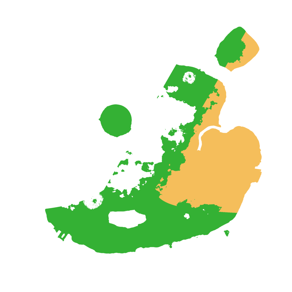 Biome Rust Map: Procedural Map, Size: 2500, Seed: 470981016