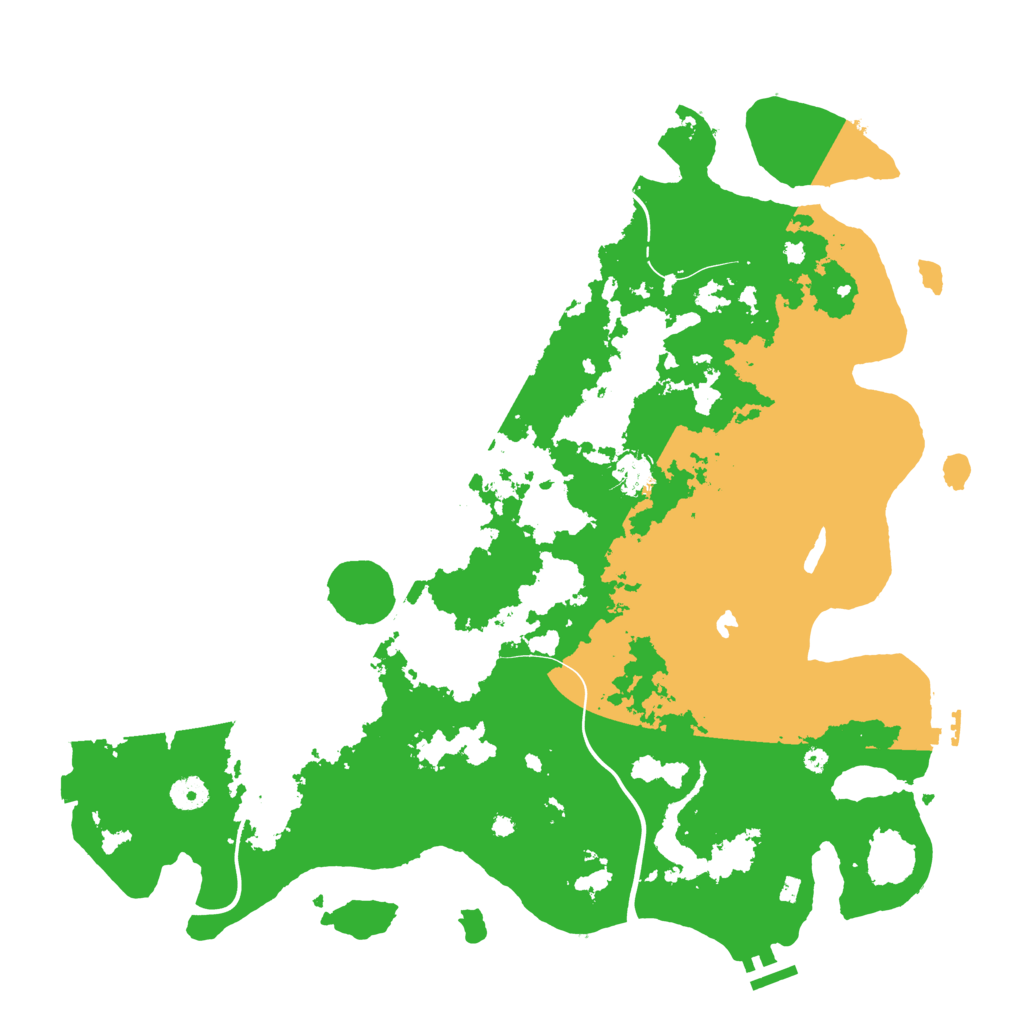 Biome Rust Map: Procedural Map, Size: 4300, Seed: 6868040