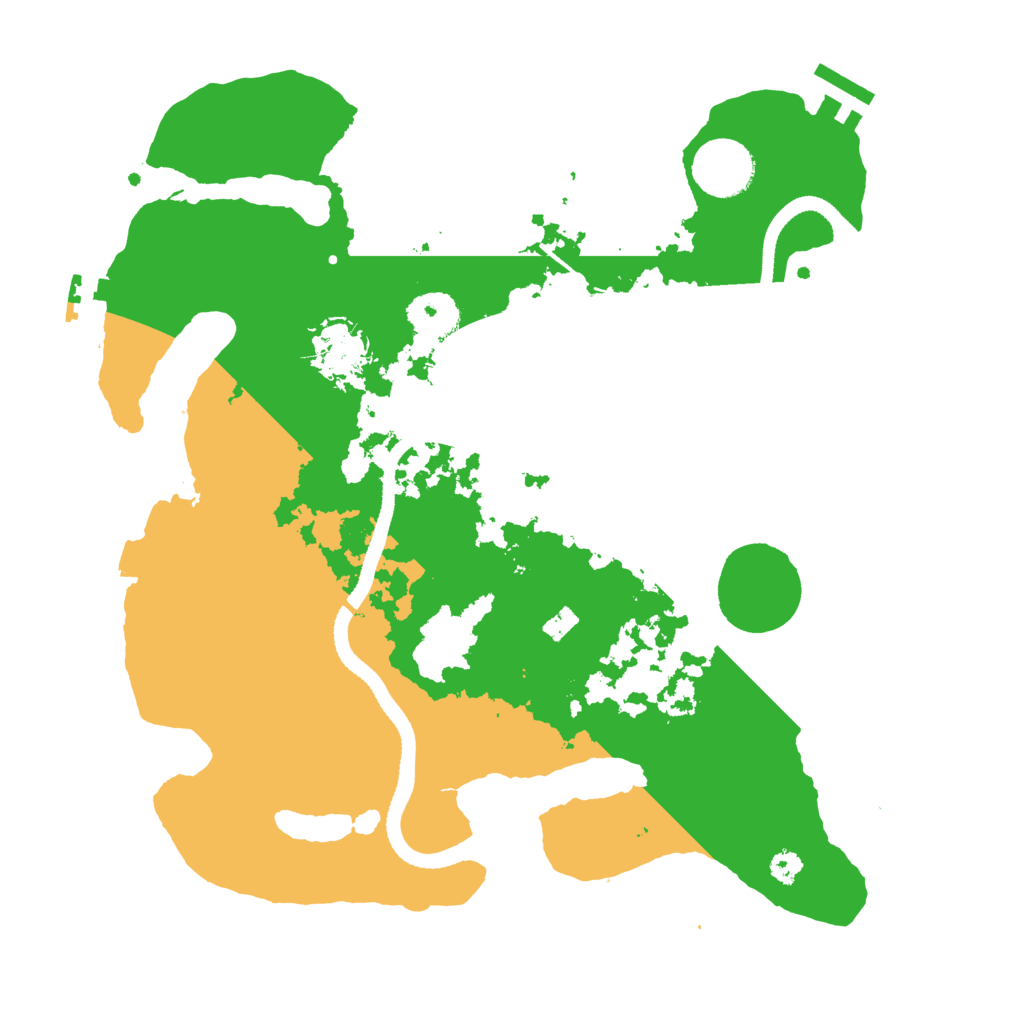 Biome Rust Map: Procedural Map, Size: 3250, Seed: 15276