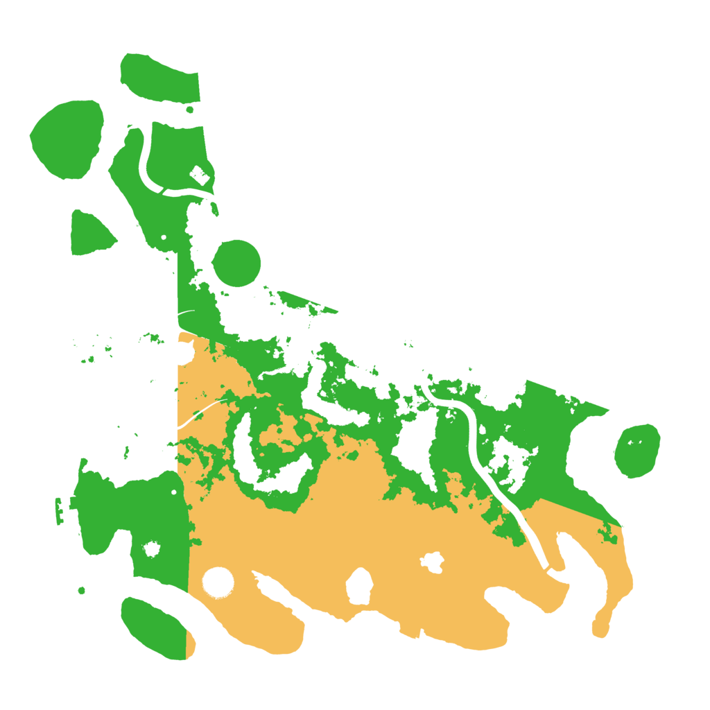 Biome Rust Map: Procedural Map, Size: 4000, Seed: 5351