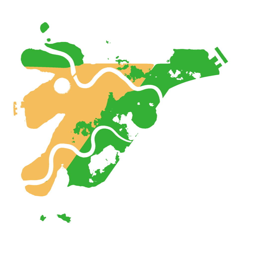 Biome Rust Map: Procedural Map, Size: 2800, Seed: 254452