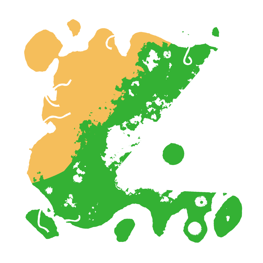 Biome Rust Map: Procedural Map, Size: 3500, Seed: 18536958