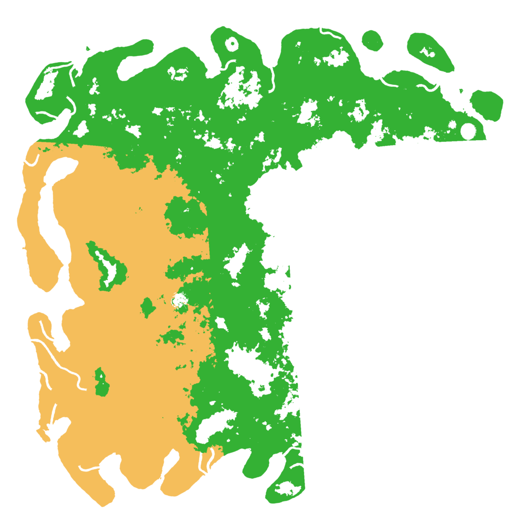 Biome Rust Map: Procedural Map, Size: 6000, Seed: 452690179