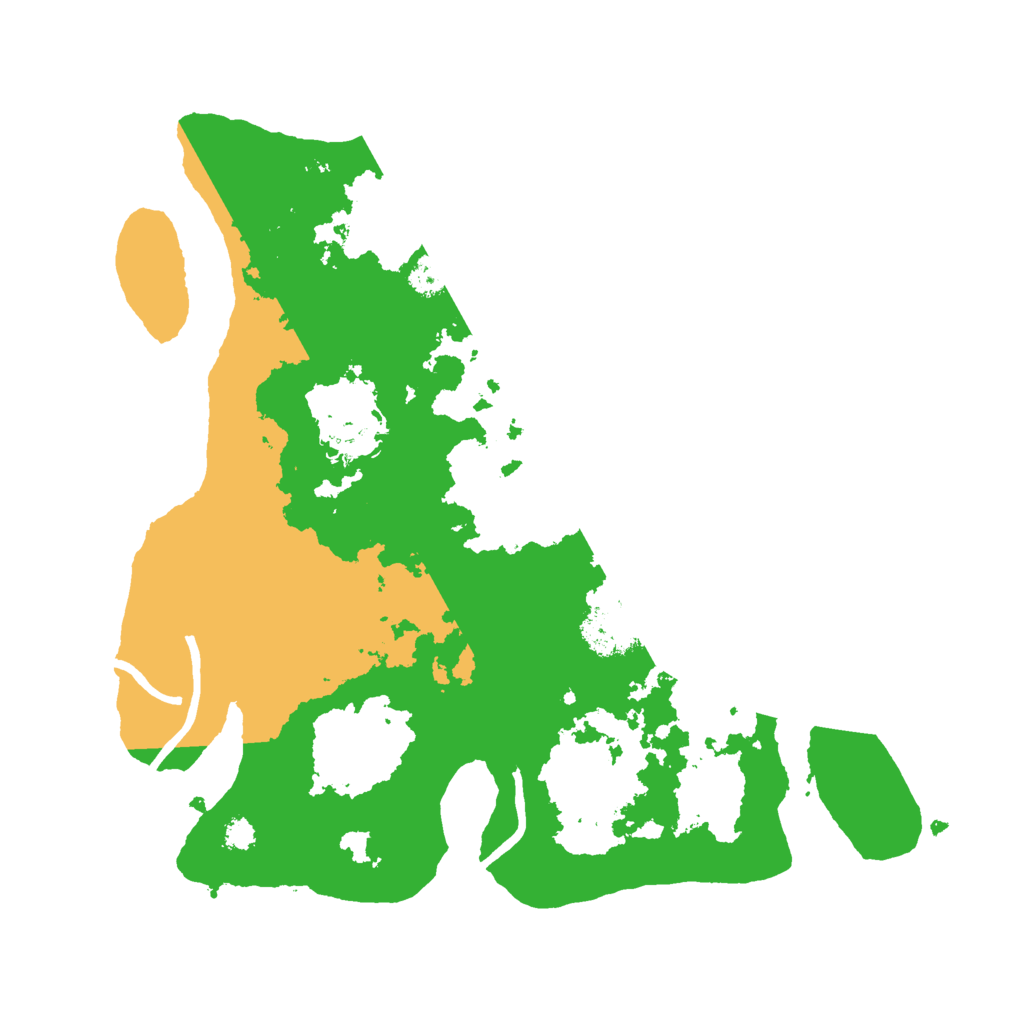 Biome Rust Map: Procedural Map, Size: 3000, Seed: 41665677