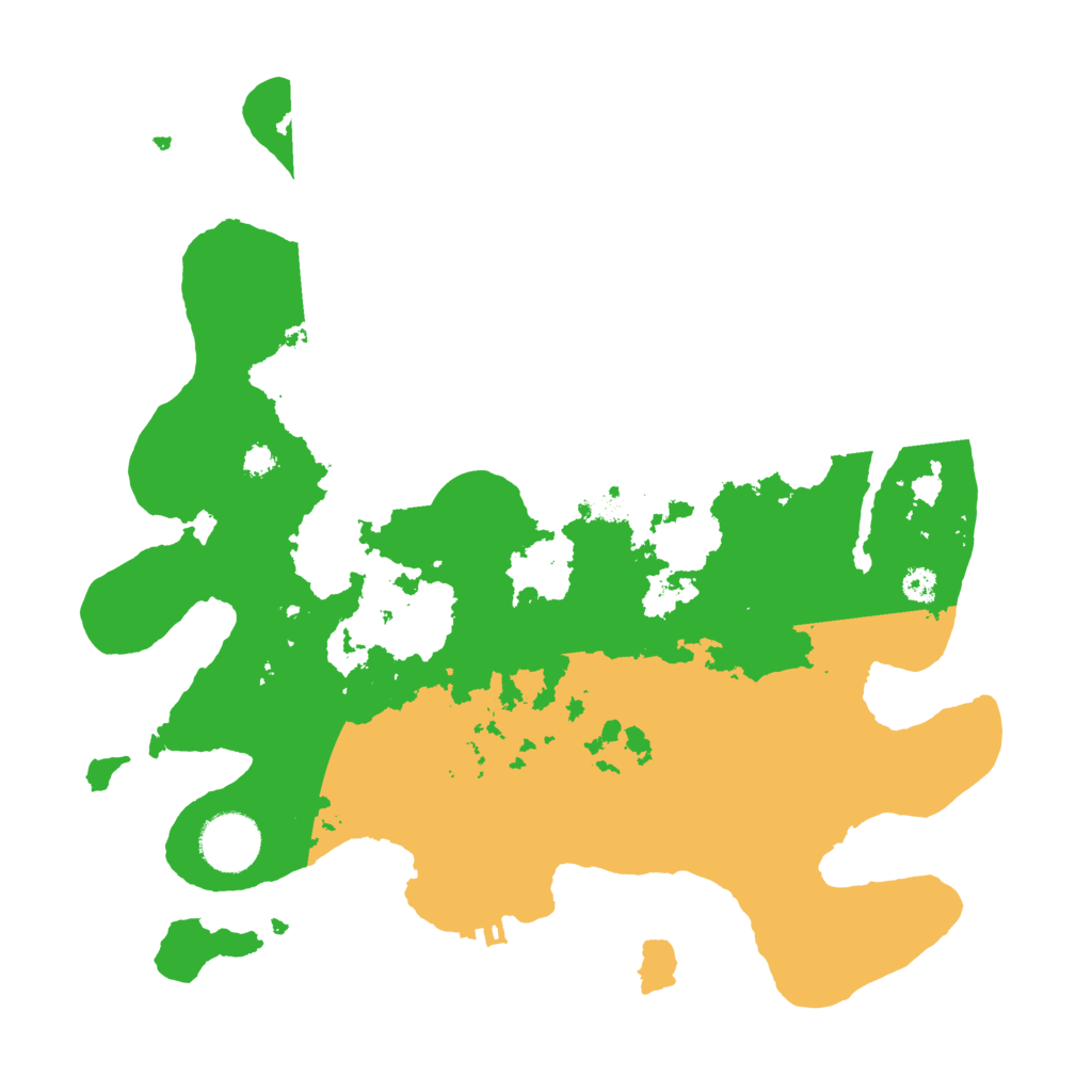 Biome Rust Map: Procedural Map, Size: 3200, Seed: 1235489953