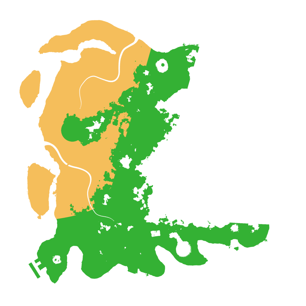 Biome Rust Map: Procedural Map, Size: 3600, Seed: 2850