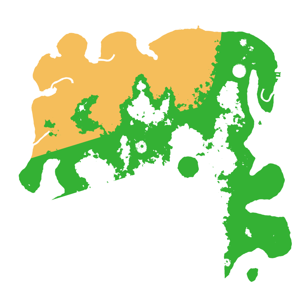 Biome Rust Map: Procedural Map, Size: 4000, Seed: 25118