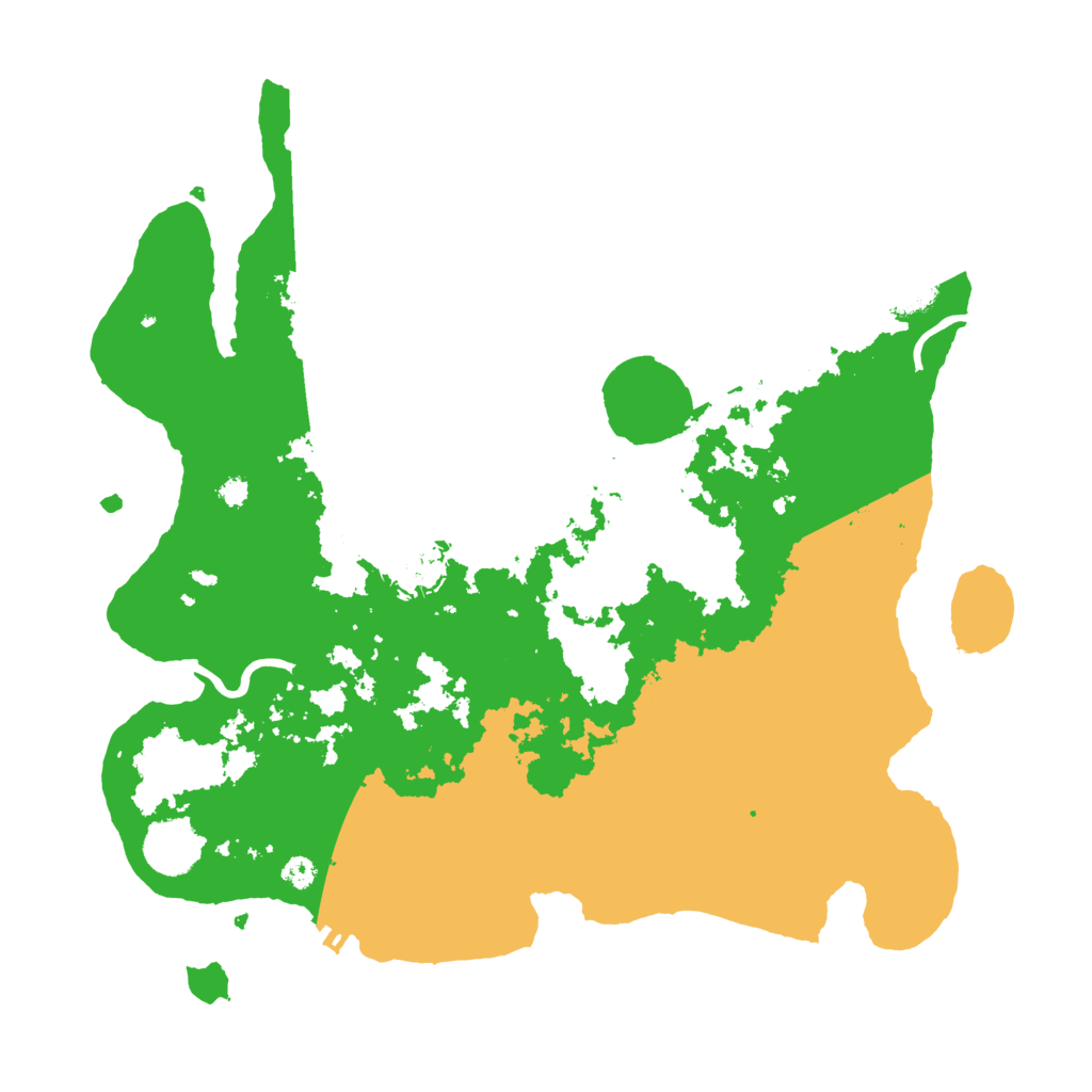 Biome Rust Map: Procedural Map, Size: 3500, Seed: 1862544967