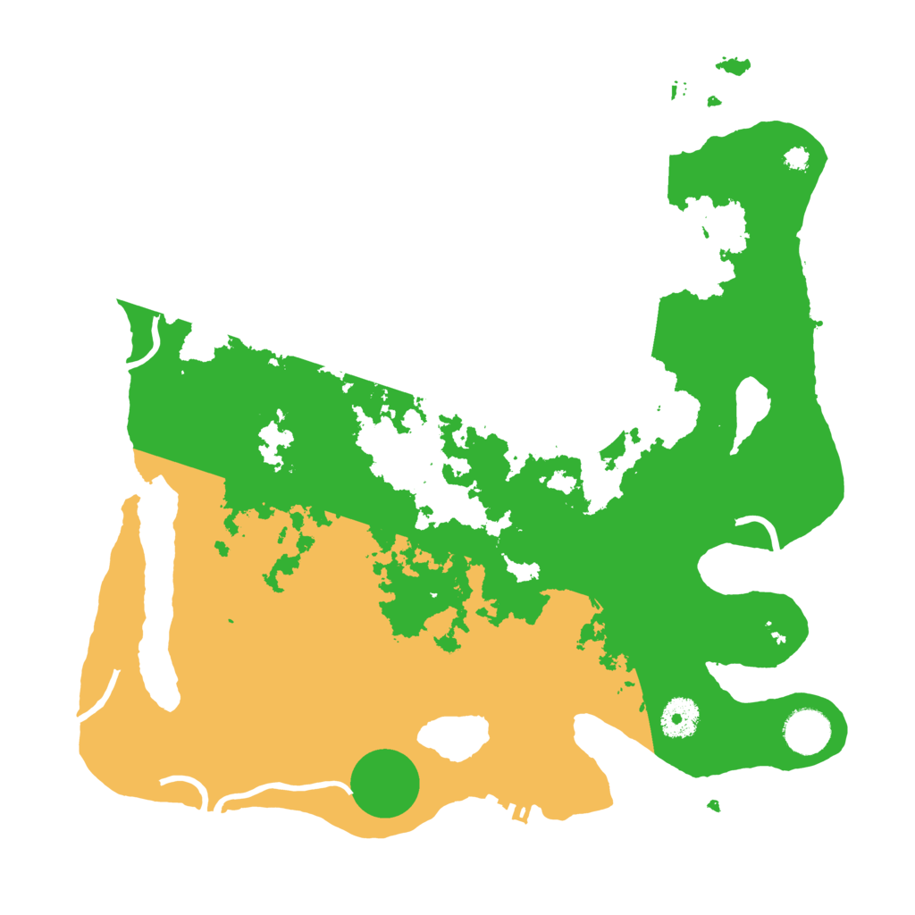 Biome Rust Map: Procedural Map, Size: 3500, Seed: 1353811753