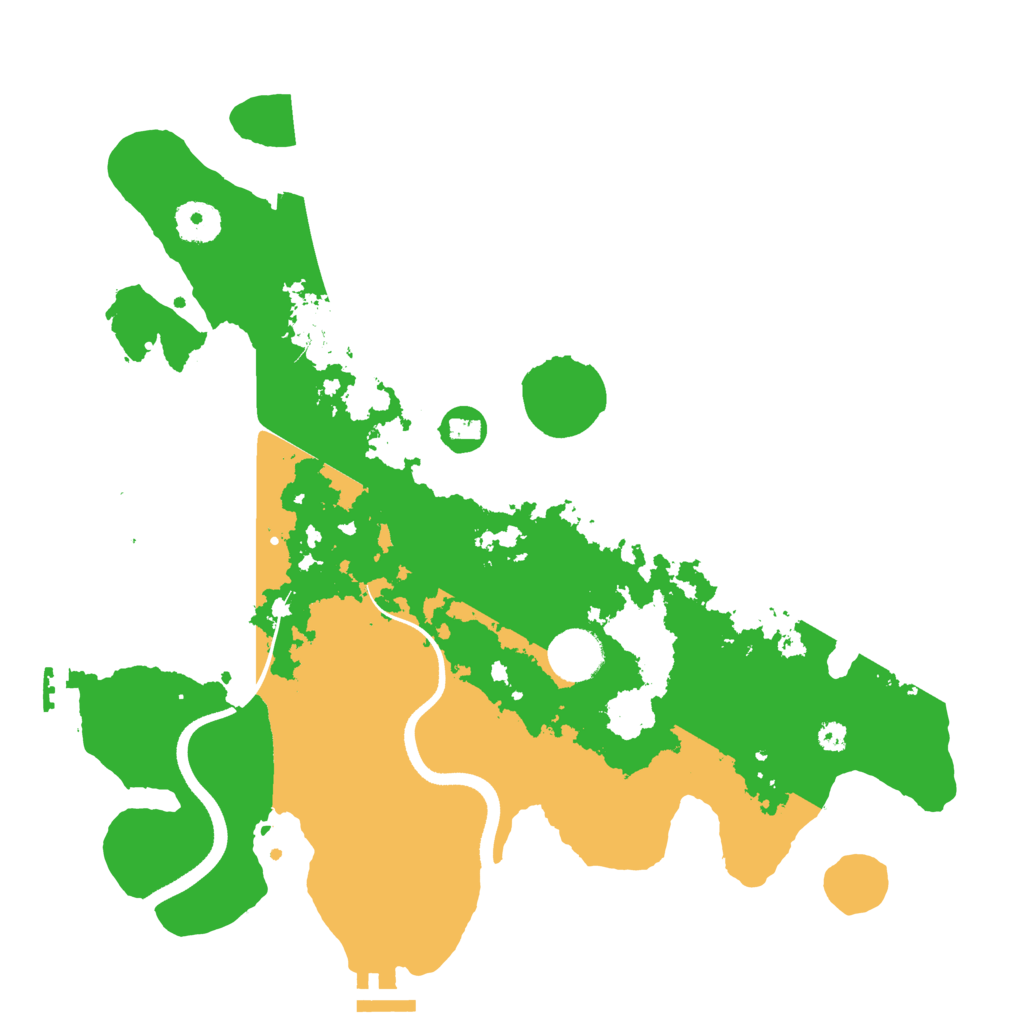 Biome Rust Map: Procedural Map, Size: 3500, Seed: 995916476
