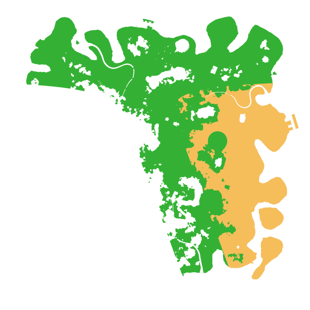 Biome Rust Map: Procedural Map, Size: 4250, Seed: 16504907