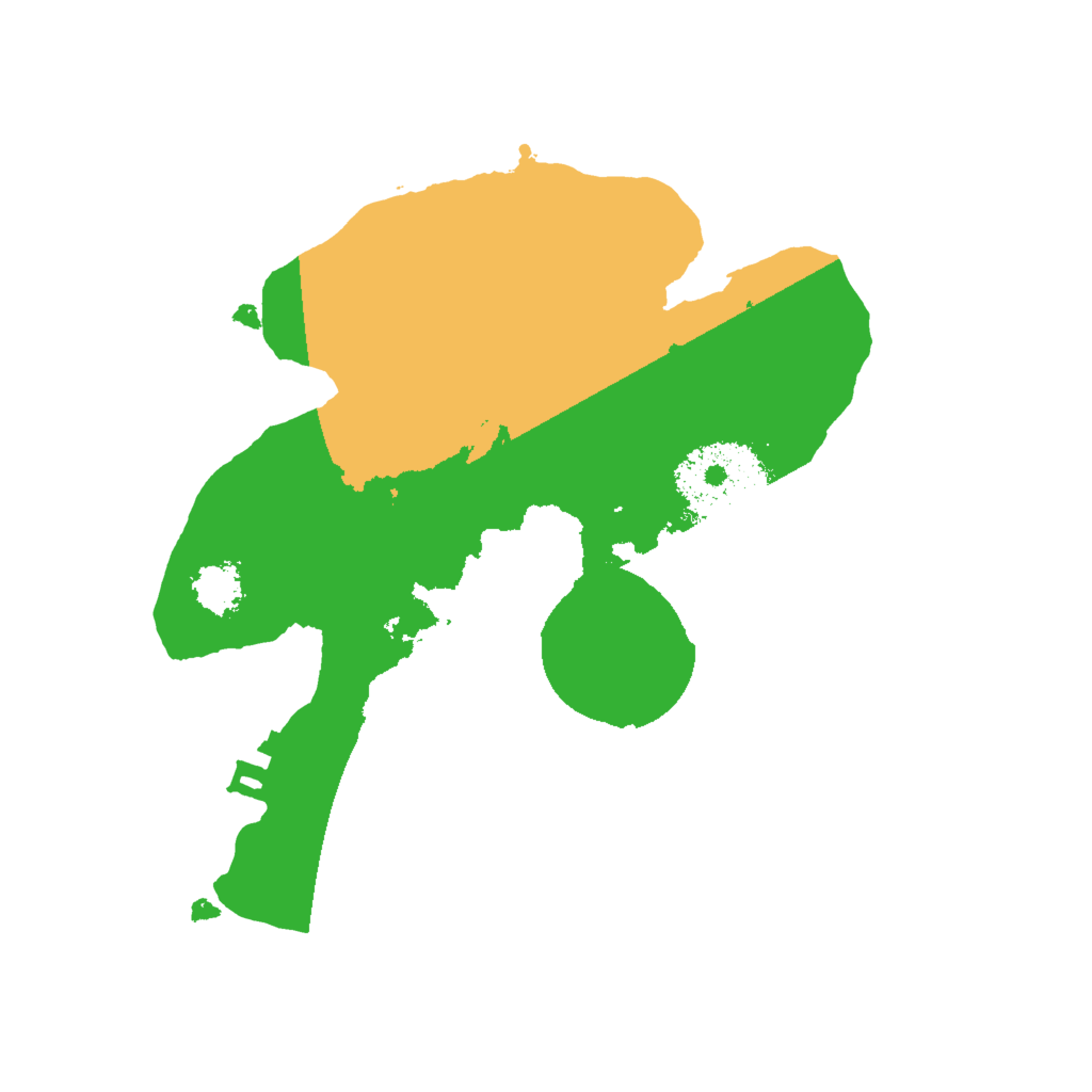 Biome Rust Map: Procedural Map, Size: 2000, Seed: 45353453