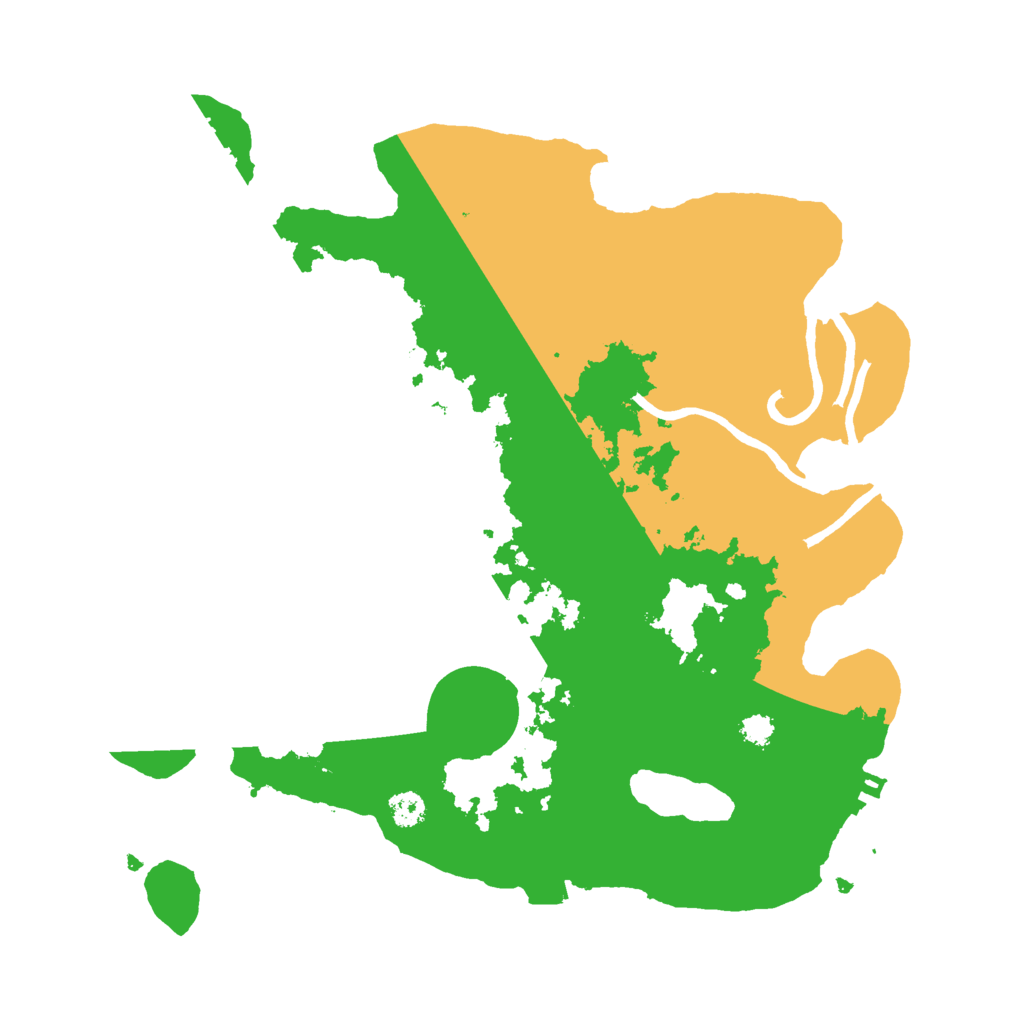 Biome Rust Map: Procedural Map, Size: 3000, Seed: 1446