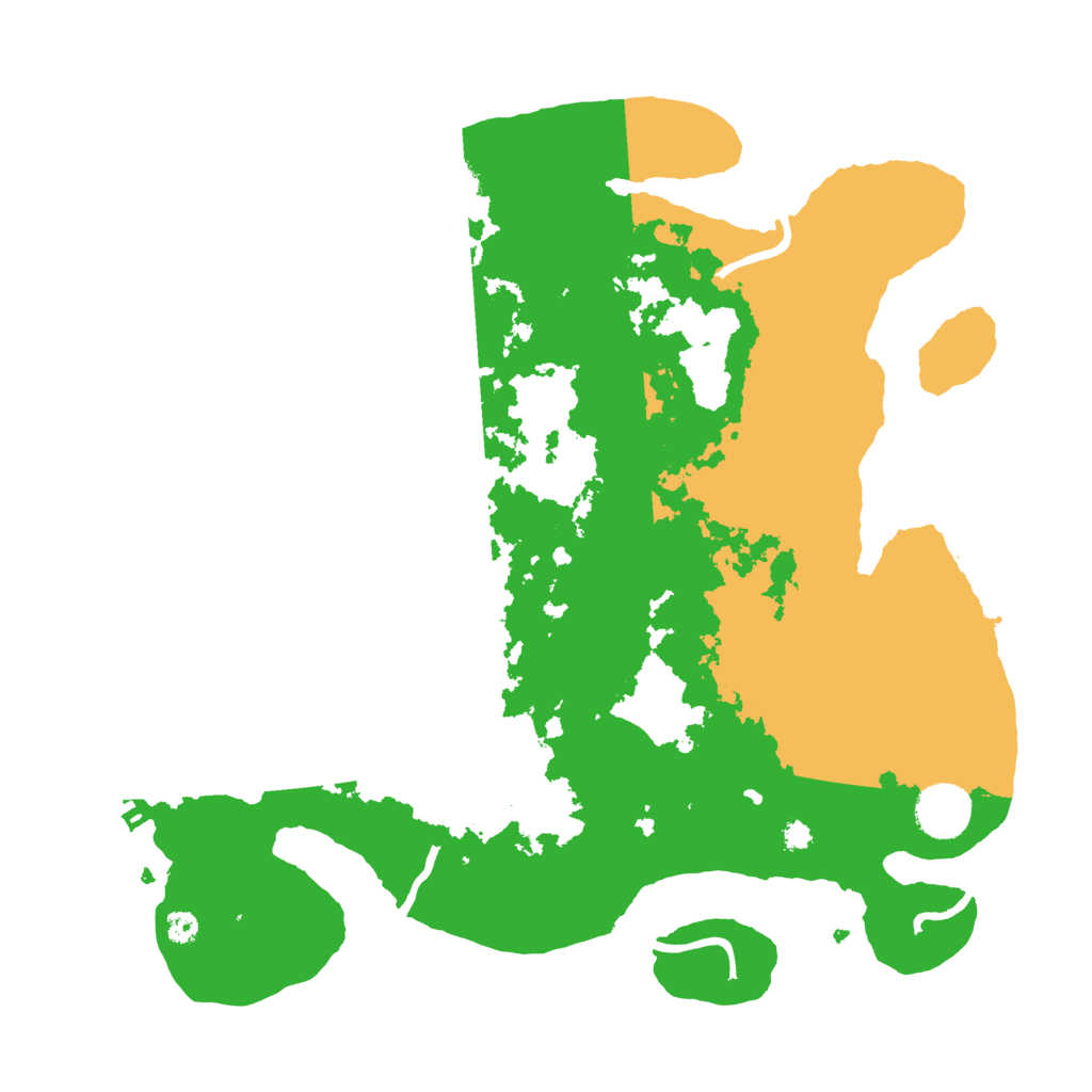 Biome Rust Map: Procedural Map, Size: 3500, Seed: 234955059