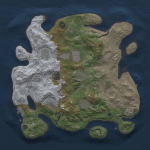 Thumbnail Rust Map: Procedural Map, Size: 3500, Seed: 234955059, 18 Monuments