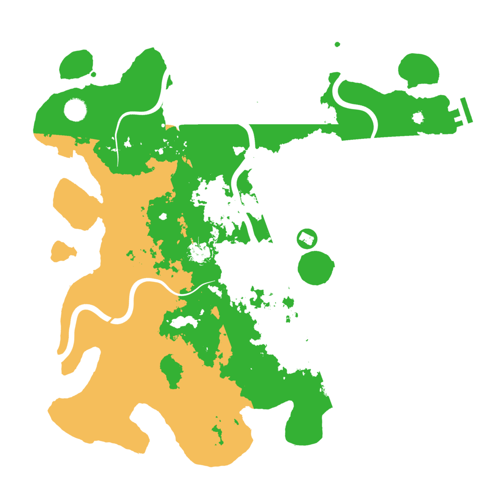 Biome Rust Map: Procedural Map, Size: 3850, Seed: 76530569
