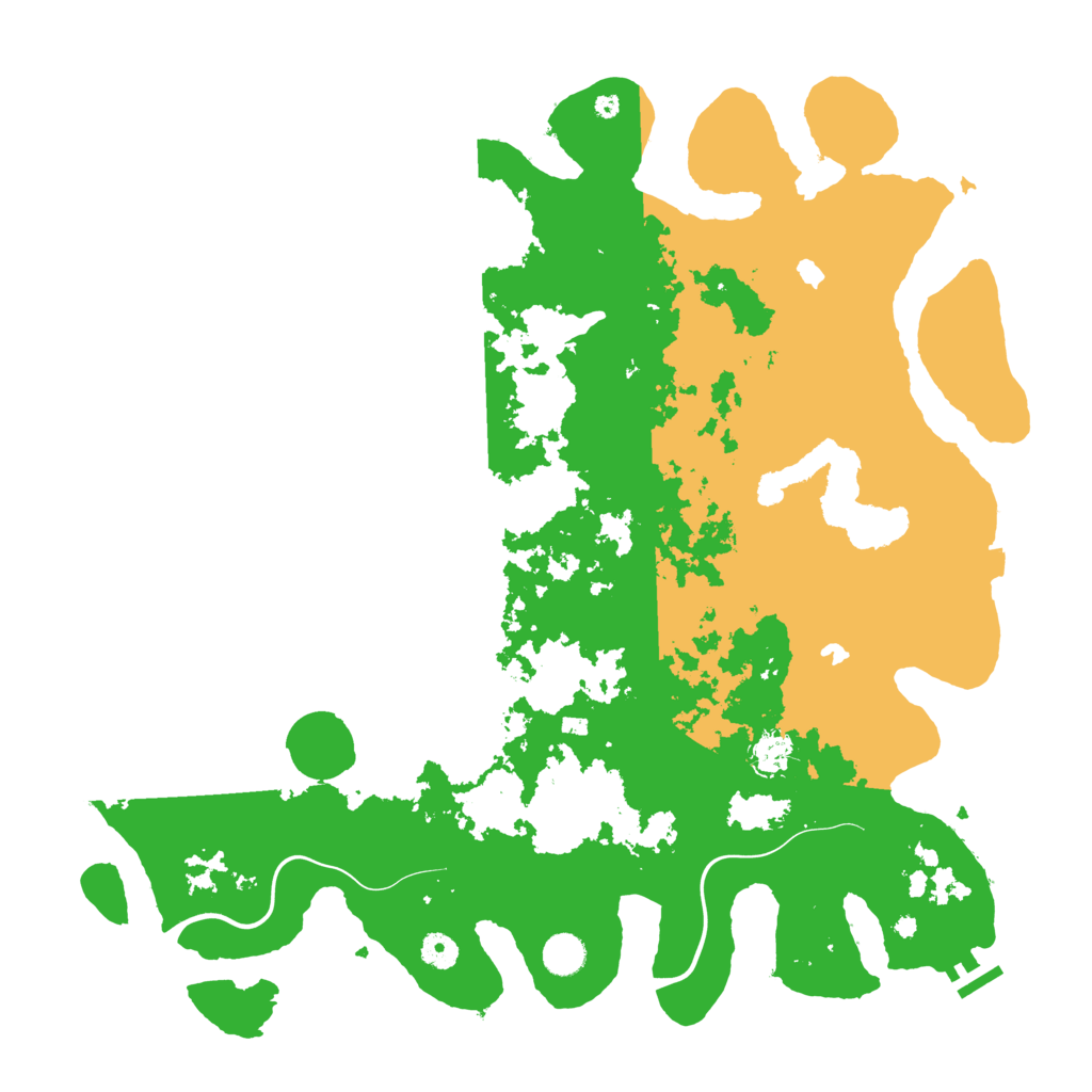 Biome Rust Map: Procedural Map, Size: 4500, Seed: 36987