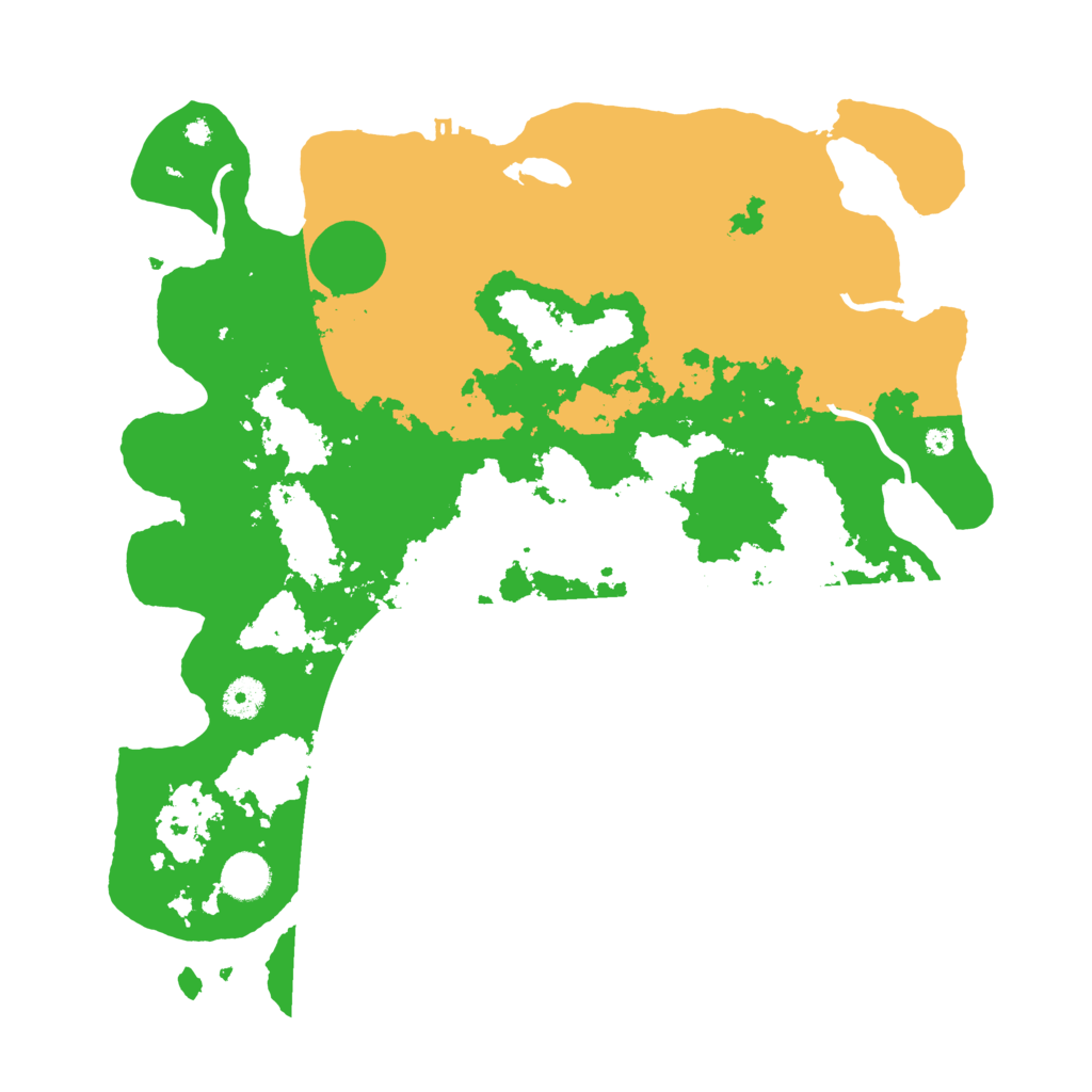 Biome Rust Map: Procedural Map, Size: 3950, Seed: 10615433