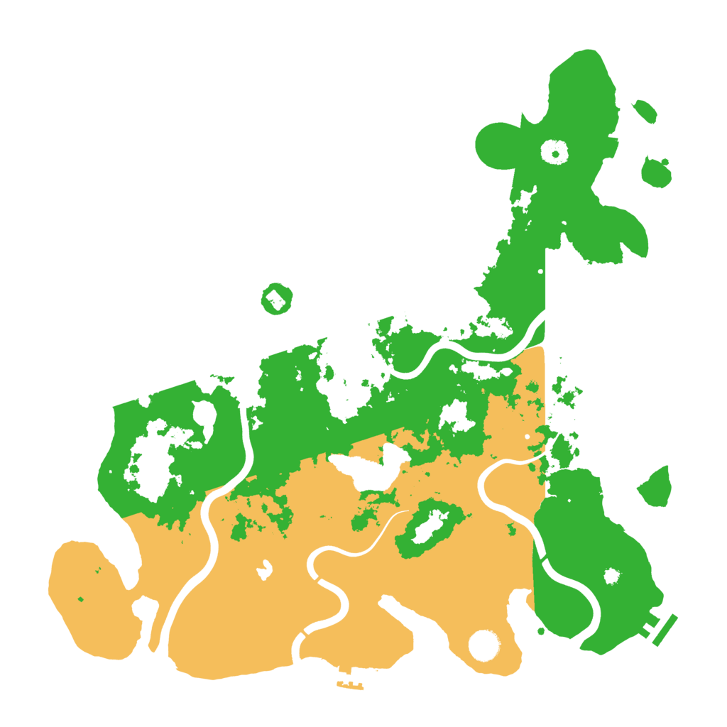 Biome Rust Map: Procedural Map, Size: 4100, Seed: 5960334