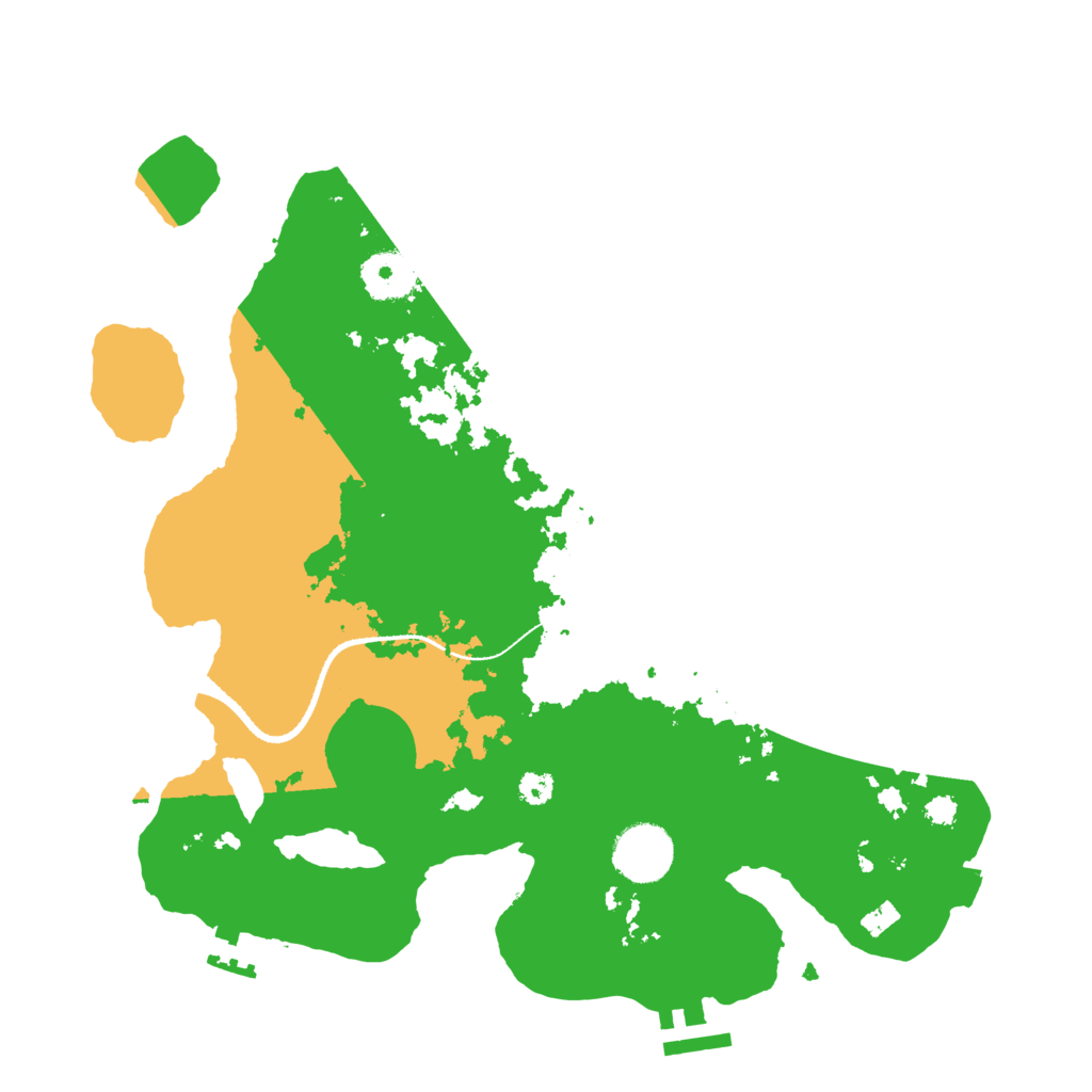 Biome Rust Map: Procedural Map, Size: 3250, Seed: 317295500