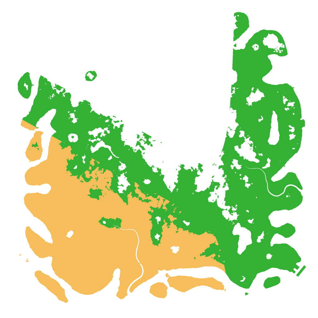 Biome Rust Map: Procedural Map, Size: 5000, Seed: 242865042