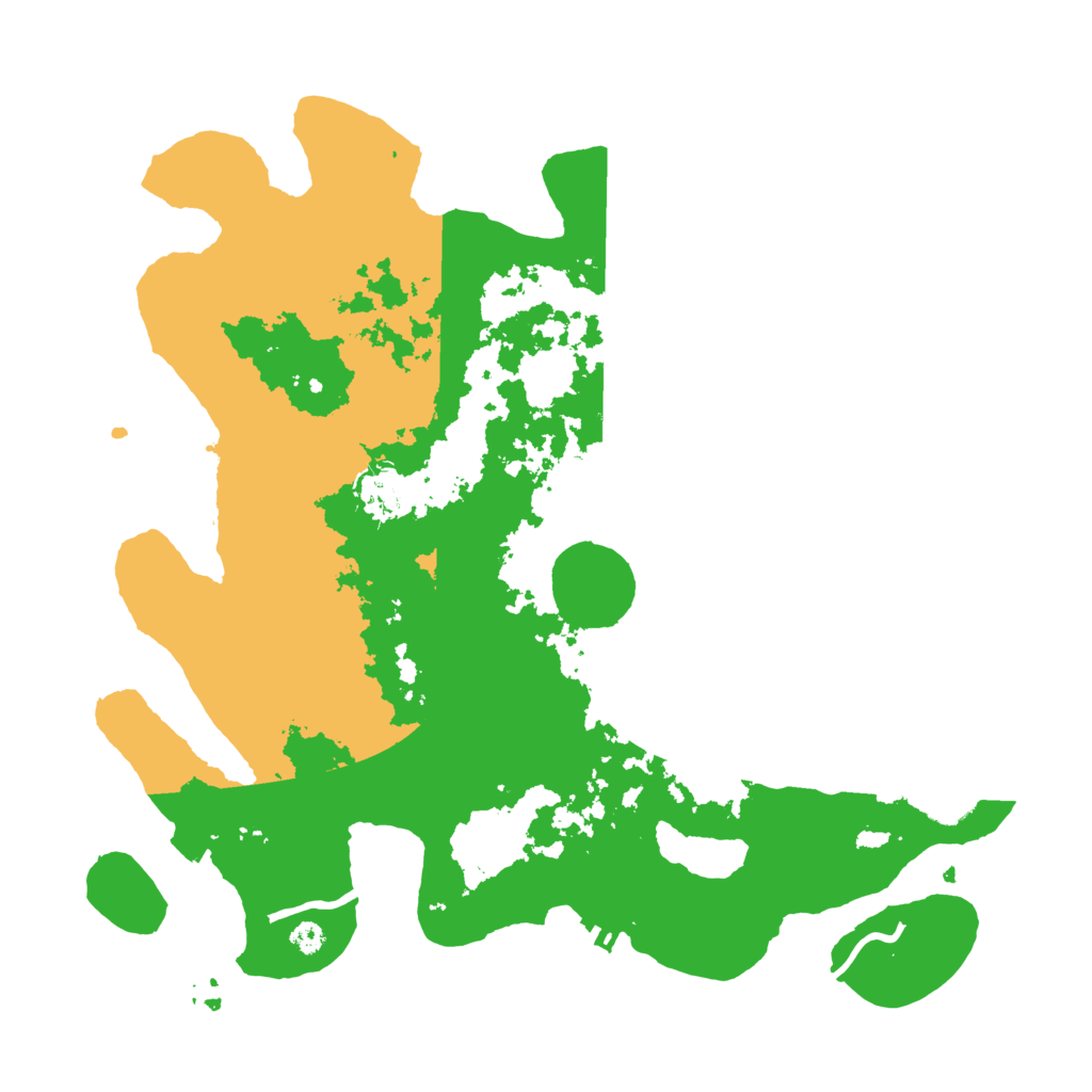 Biome Rust Map: Procedural Map, Size: 3500, Seed: 1235454