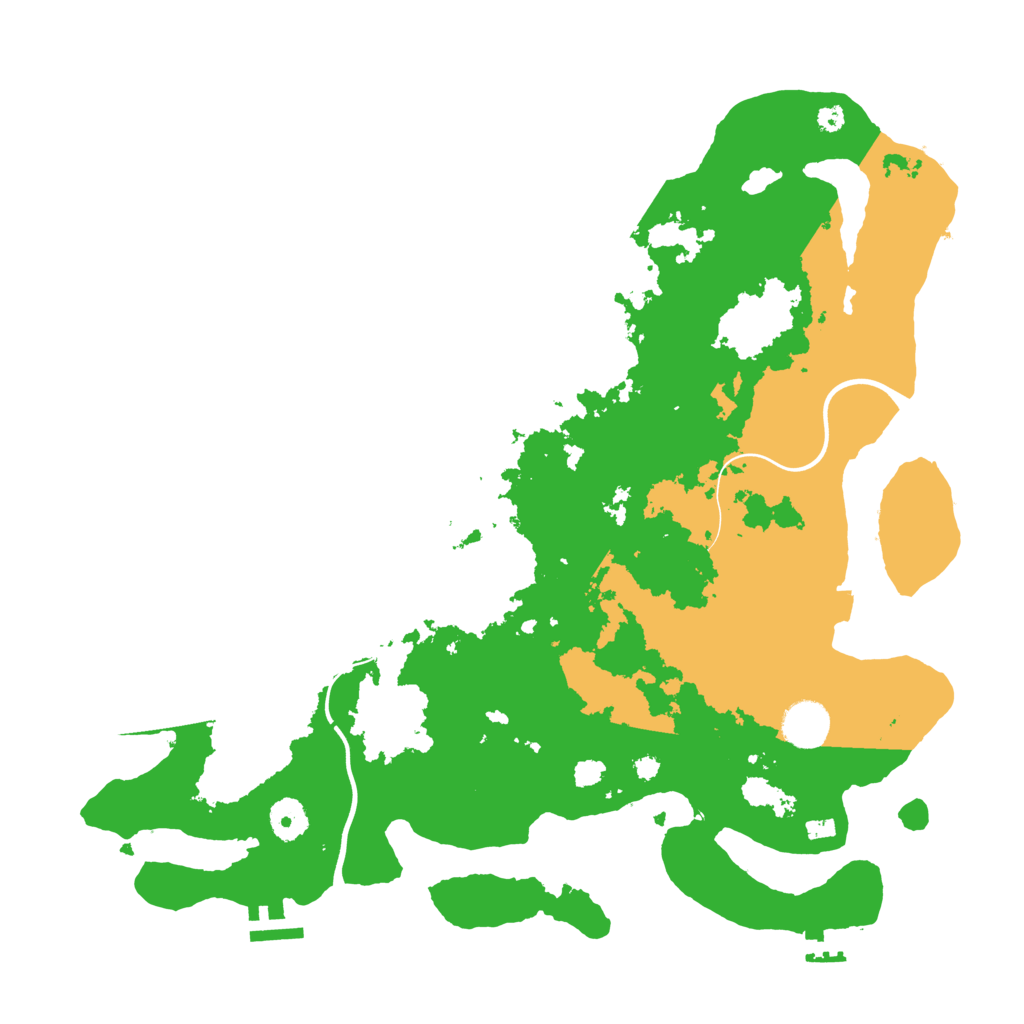 Biome Rust Map: Procedural Map, Size: 3850, Seed: 84763940