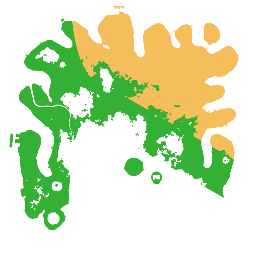 Biome Rust Map: Procedural Map, Size: 3750, Seed: 27605903