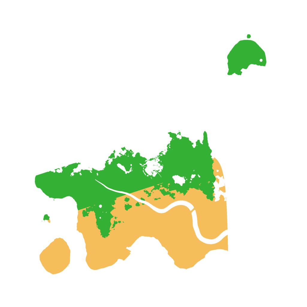 Biome Rust Map: Procedural Map, Size: 3000, Seed: 6637