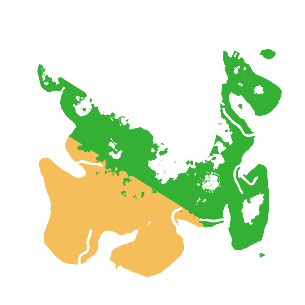 Biome Rust Map: Procedural Map, Size: 3000, Seed: 26375