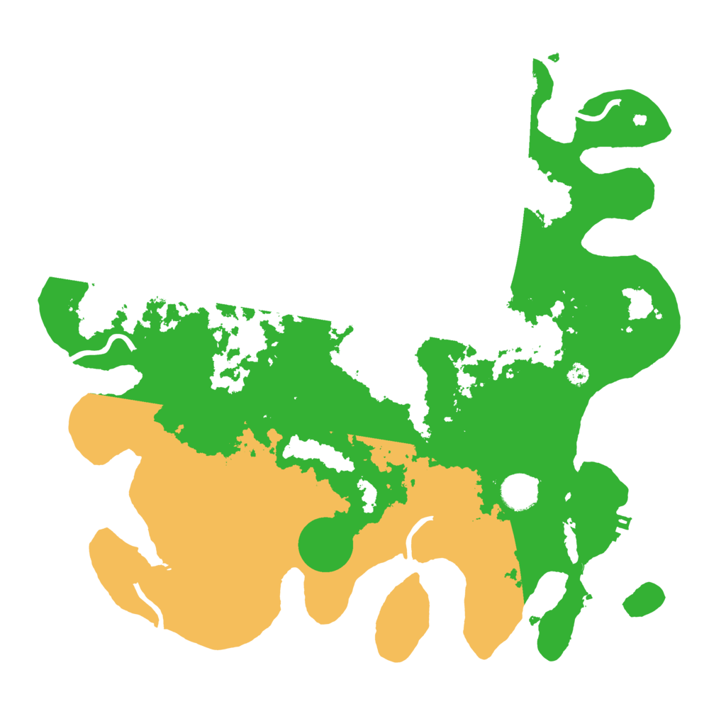 Biome Rust Map: Procedural Map, Size: 3500, Seed: 819613911