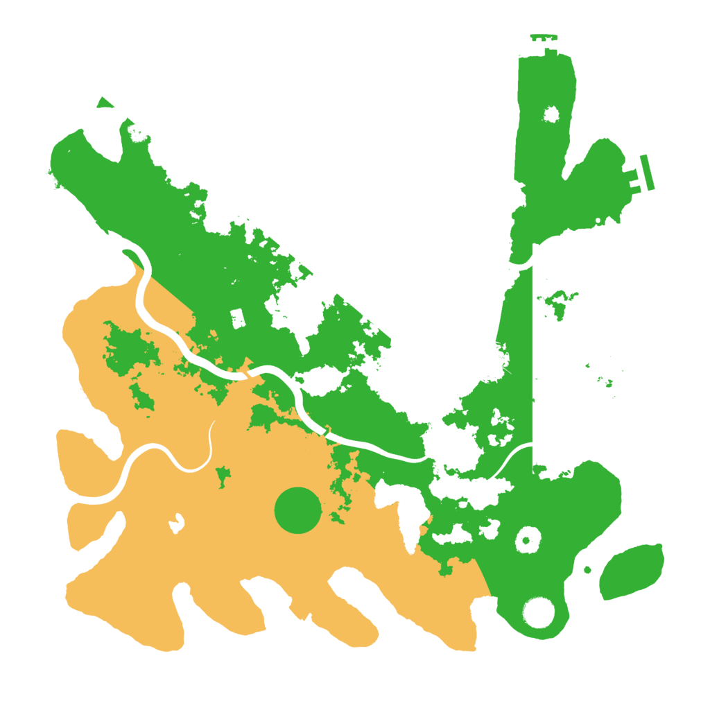 Biome Rust Map: Procedural Map, Size: 4000, Seed: 391841435