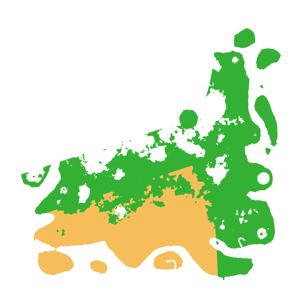 Biome Rust Map: Procedural Map, Size: 4300, Seed: 42892424