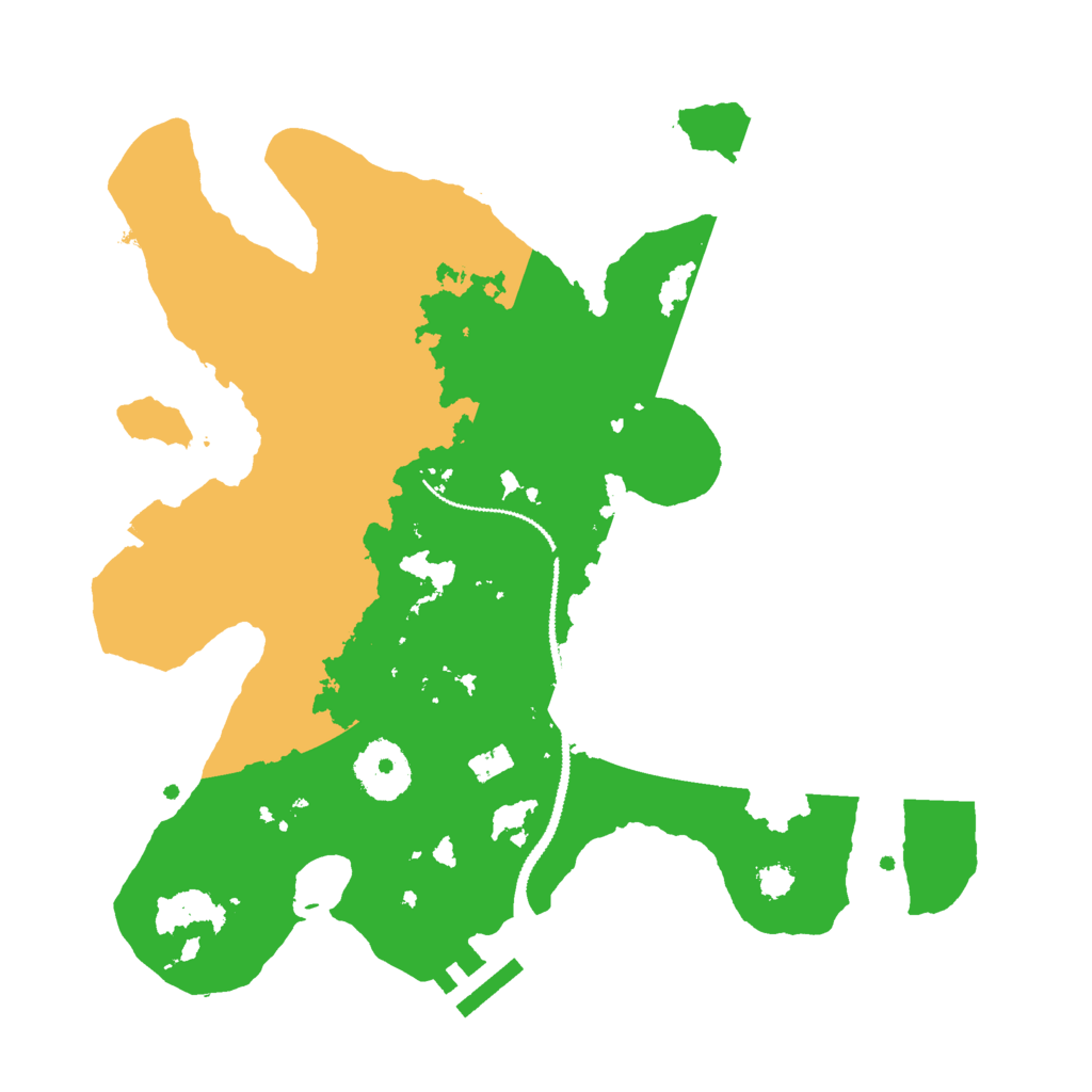 Biome Rust Map: Procedural Map, Size: 2892, Seed: 123123