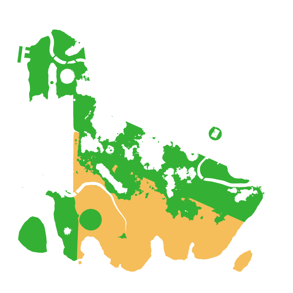 Biome Rust Map: Procedural Map, Size: 3600, Seed: 89192374