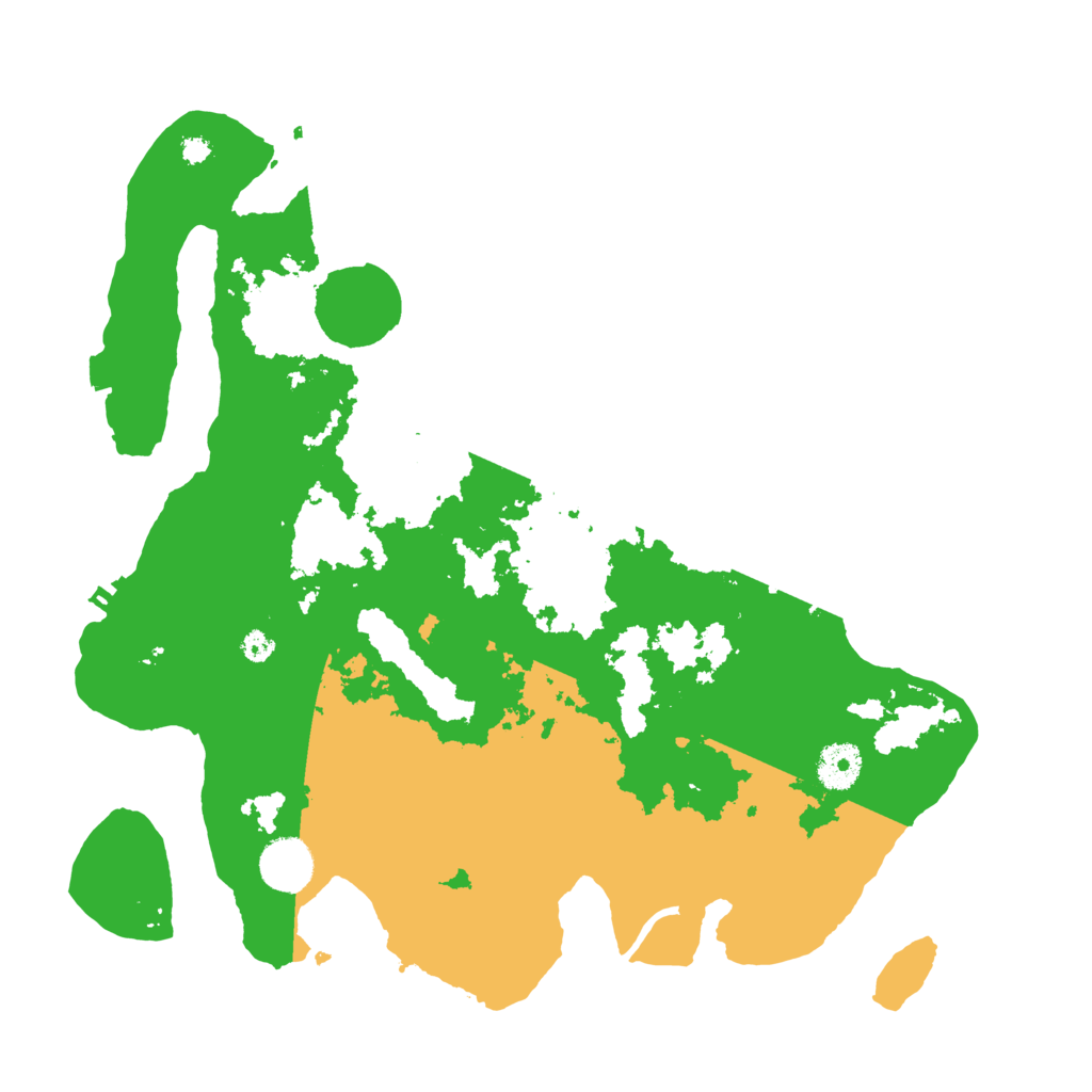 Biome Rust Map: Procedural Map, Size: 3600, Seed: 89192374