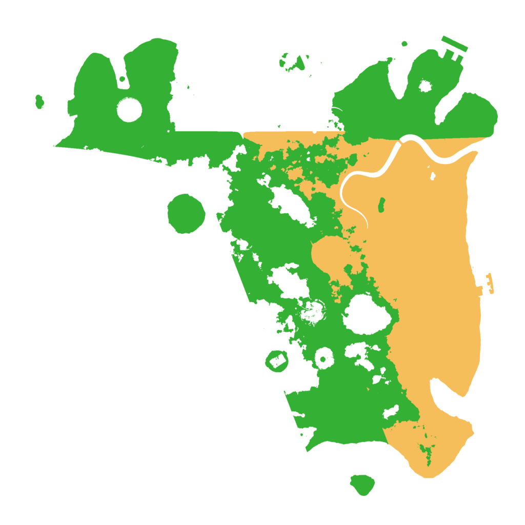 Biome Rust Map: Procedural Map, Size: 3850, Seed: 28159202
