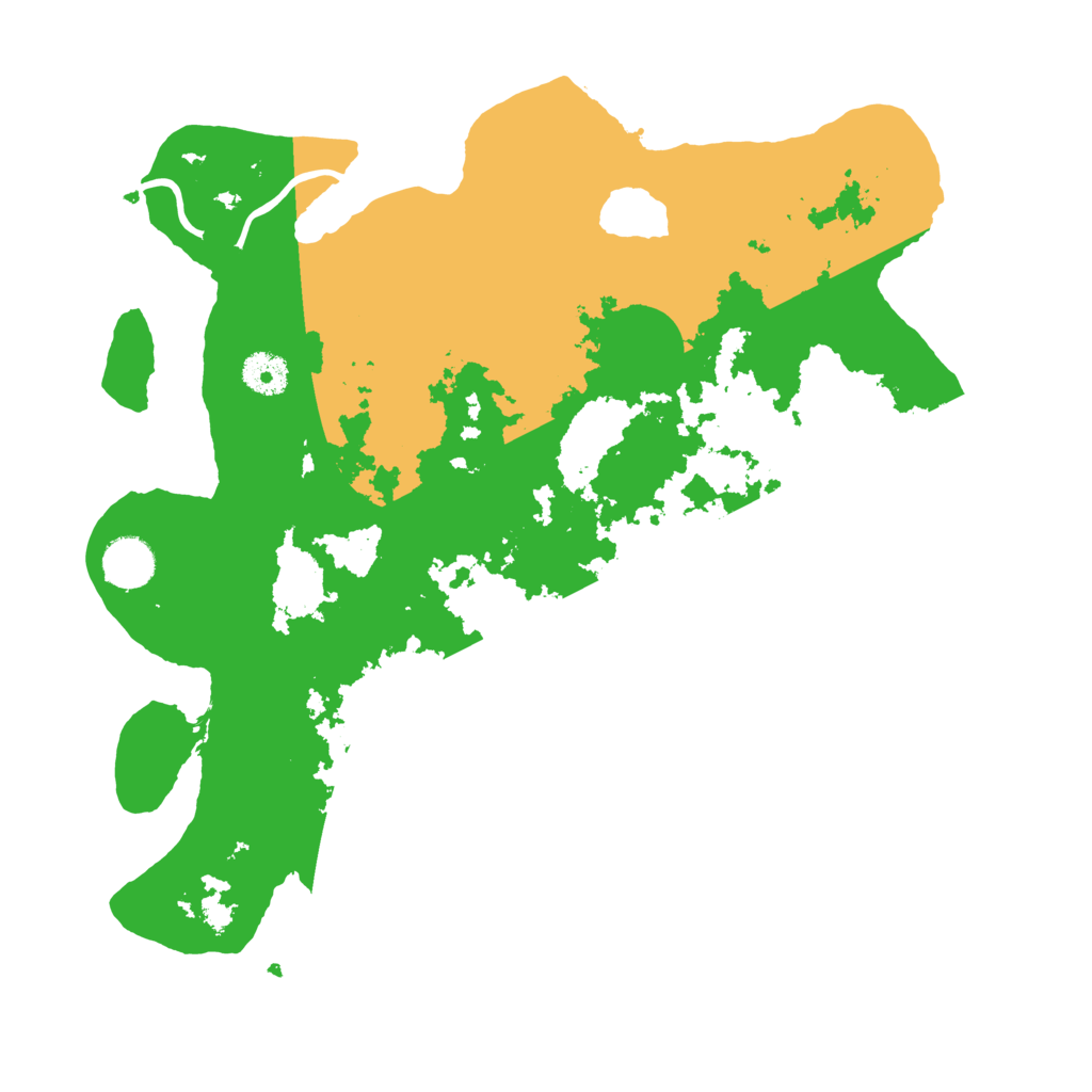 Biome Rust Map: Procedural Map, Size: 3700, Seed: 76557091