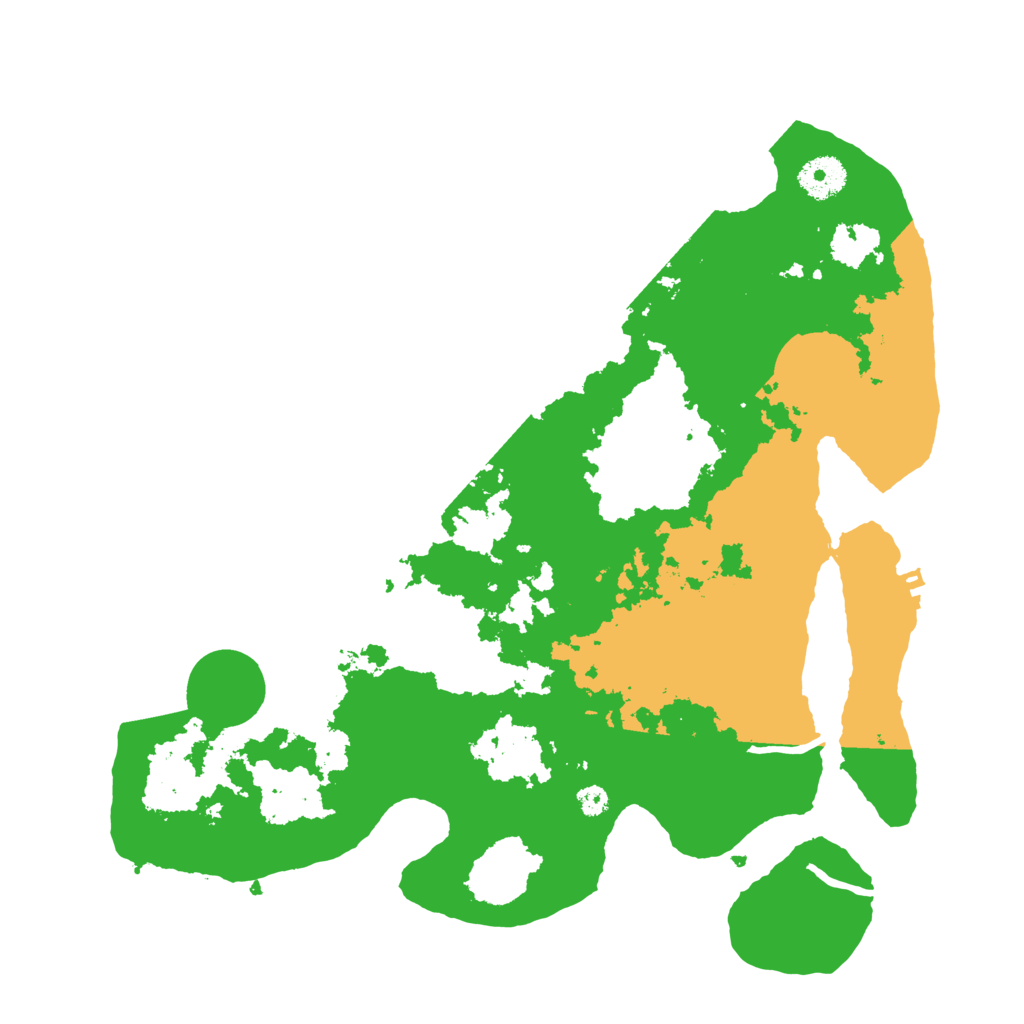 Biome Rust Map: Procedural Map, Size: 3500, Seed: 300435601