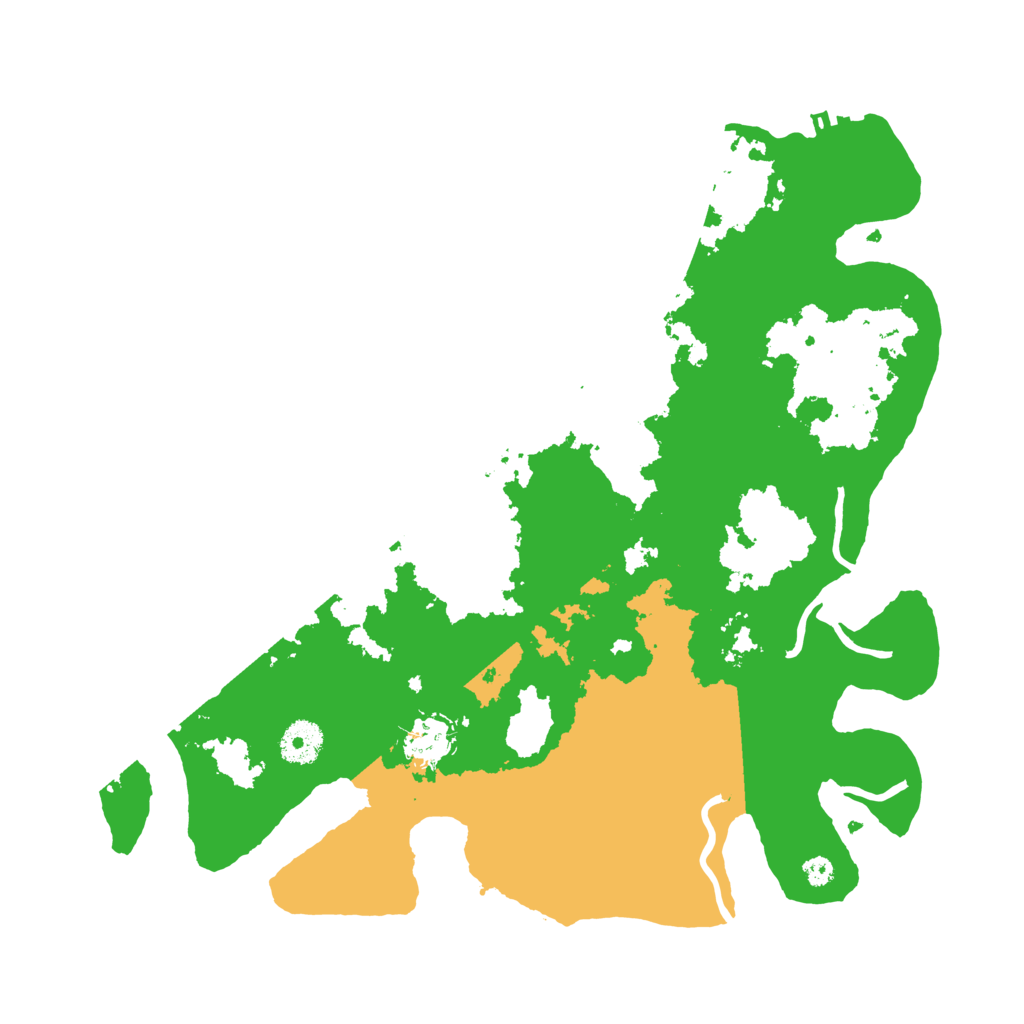 Biome Rust Map: Procedural Map, Size: 3600, Seed: 832327203