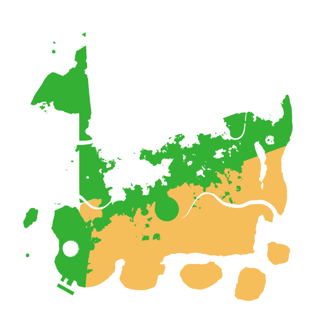 Biome Rust Map: Procedural Map, Size: 3500, Seed: 1889554053