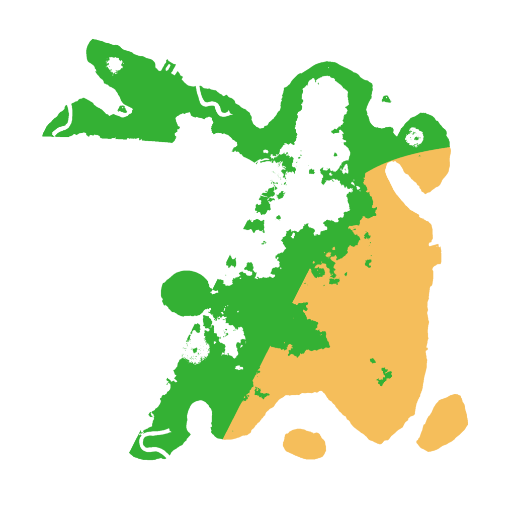 Biome Rust Map: Procedural Map, Size: 3000, Seed: 1491001688