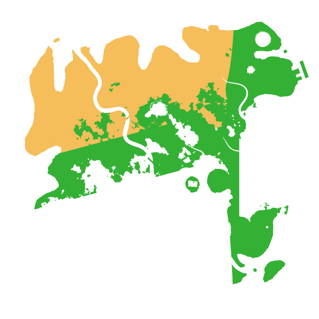 Biome Rust Map: Procedural Map, Size: 3650, Seed: 75040271